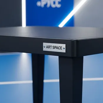 Аренда Стол пластиковый Paris Table 70 черный 700х700х740 мм в санатории «Русь» — ART SPACE