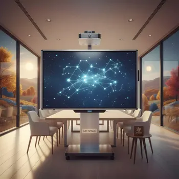 Аренда Комплект интерактивной доски Exell 77 с проектором и креплением в Gamma Sirius — ART SPACE