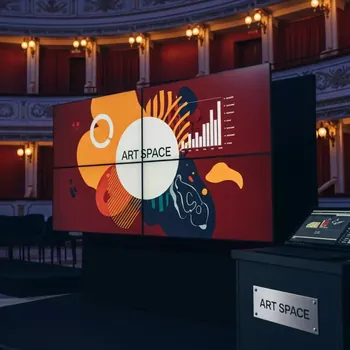 Аренда Видеостена iVi Tech 2x2 55 0,9 мм в Зимнем театре — ART SPACE