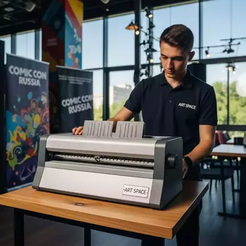 Аренда Термоклеевая машина BindTec D60C A4 в ресторане «Плакучая Ива» — ART SPACE