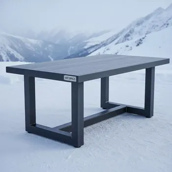 Аренда Стол обеденный 150х90х74 на площадке Rosa Peak (2320м) — ART SPACE