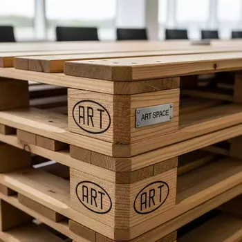 Аренда Стол Wood pallet 2 из паллет 120x80 в санатории «Черноморье» — ART SPACE