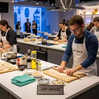 Аренда Кулинарный мастер класс пельмени в Delta Sirius — ART SPACE