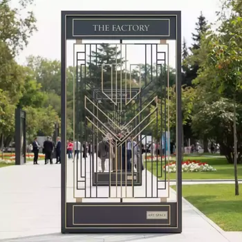 Аренда Ширма металлическая The Factory в парке «Ривьера» — ART SPACE