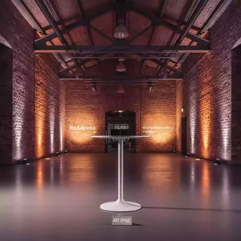Аренда Стол Rozana круглый белый 70 см в Red Arena — ART SPACE