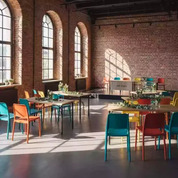 Аренда Стул Chiavari NEW пластиковый цветной в лофте «Студия 21» — ART SPACE
