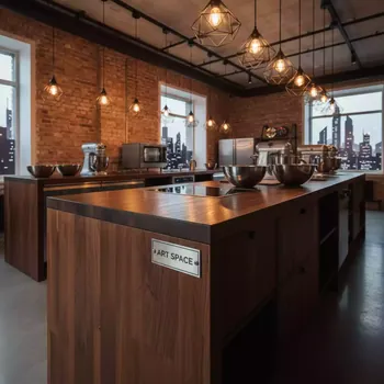 Аренда Столешницы для кухни 38 мм в Gamma Sirius — ART SPACE