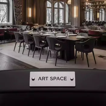 Аренда Мебельная группа Calma карбон антрацит 220 в ресторане «Sanremo» — ART SPACE