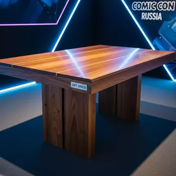 Аренда Стол Лидер 2 1800х800 орех золотой в парке «Ривьера» — ART SPACE