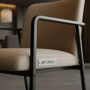 Аренда Стул Stars LS каркас черный экокожа бежевая в Karat Resort — ART SPACE