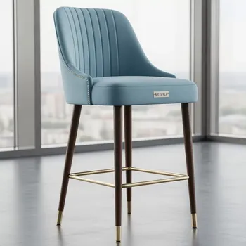 Аренда Стул барный Партон голубой в ОКЦ «Галактика» — ART SPACE