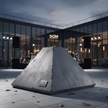 Аренда Тумба бетонная Пирамида 600 кг в ресторане «D.O.M» — ART SPACE