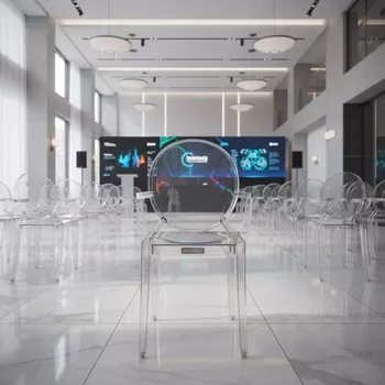 Аренда Стул прозрачный Class X в ресторане «Sanremo» — ART SPACE