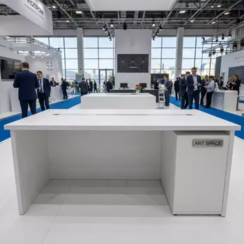 Аренда Стол ламинированный Rizz Office с каналом для проводов в комплексе Sea Galaxy — ART SPACE