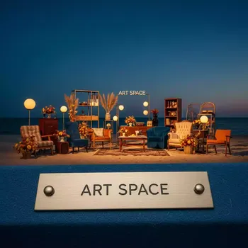 Аренда Декор ретро Arenda Decora на пляже «Маяк» — ART SPACE