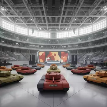 Аренда Танки радиоуправляемые в ледовом дворце «Большой» — ART SPACE