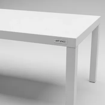 Аренда Стол обеденный пластиковый Step Step Mini белый в ледовом дворце «Роза Хутор» — ART SPACE