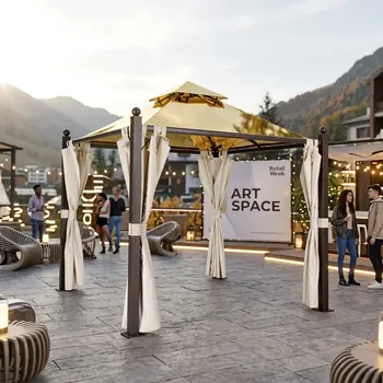 Аренда шатра 3х3 м Сочи: прокат в Golden Tulip от ART SPACE