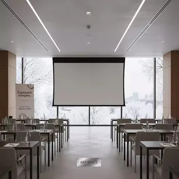 Аренда Проекционный экран UFS 133 дюймов в ресторане «La Terrazza» — ART SPACE