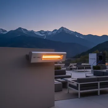 Аренда Обогреватель Heliosa 9.2 с Bluetooth и пультом 2200 Вт в Radisson Hotel Rosa Khutor — ART SPACE