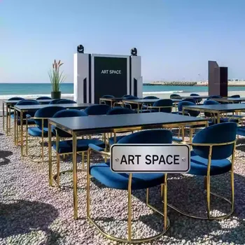 Аренда Мебель для конференций и выставок на пляже «Маяк» — ART SPACE