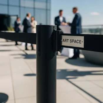 Аренда Столбик оградительный barrier черный в Panorama by Mercure — ART SPACE