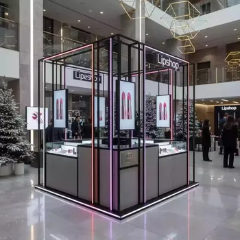 Аренда Дизайн проект торгового островка Lipshop в Green Flow Hotel — ART SPACE