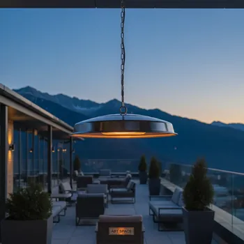 Аренда Электрический подвесной обогреватель Riesling Steel в Radisson Hotel Rosa Khutor — ART SPACE