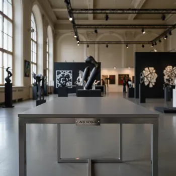Аренда Стол металлический прямоугольный 110х70 см в Зимнем театре — ART SPACE