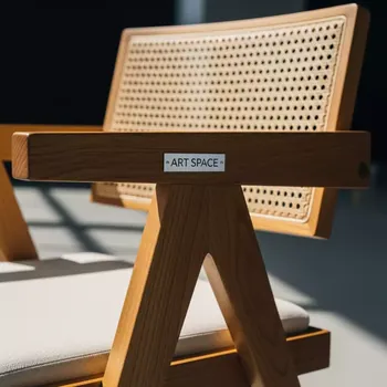 Аренда Стул деревянный Rattan wood в Radisson Hotel Rosa Khutor — ART SPACE