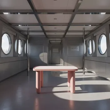 Аренда Столик детский Mammut розовый на VIP-яхте (Имеретинский порт) — ART SPACE