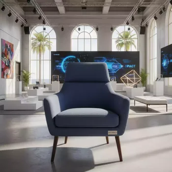 Аренда Кресло Vedbo синее в Grand Karat Sochi — ART SPACE
