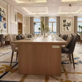 Аренда Стол раздвижной массив дуба Кессел в Grand Karat Sochi — ART SPACE