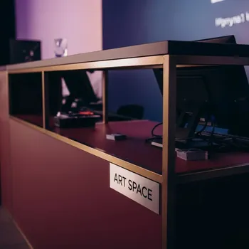 Аренда Трибуна для регистрации в санатории «Металлург» — ART SPACE
