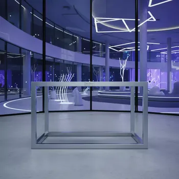Аренда Каркас стола металлический Лидер 2 серебро в Gamma Sirius — ART SPACE