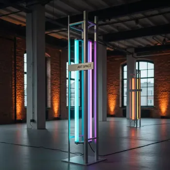 Аренда Торшер световая конструкция для фотозоны в МФК «Горный» — ART SPACE