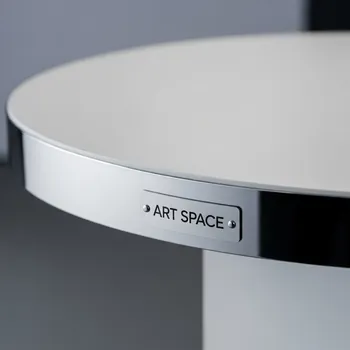 Аренда Столешница круглая Laminate Chromed Edge в Green Flow Hotel — ART SPACE