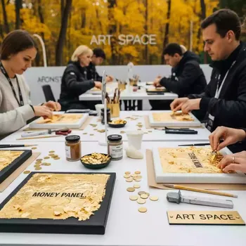 Аренда Мастер класс денежное панно в парке «Ривьера» — ART SPACE