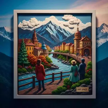 Аренда Картина из пластилина в Skypark Sochi — ART SPACE