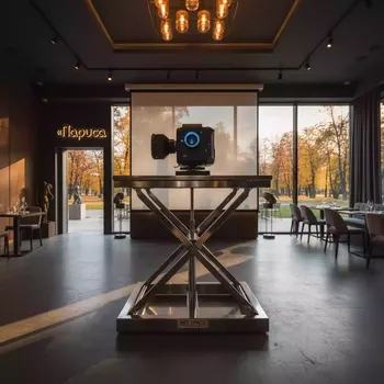 Аренда Стол подъемный гидравлический Tisel HT30 в ресторане «Паруса» — ART SPACE