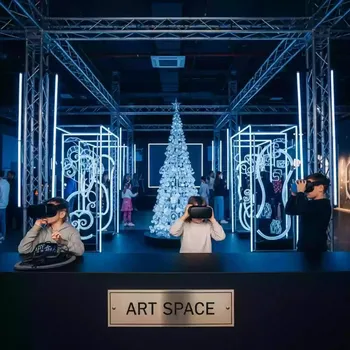 Аренда Новый год для детей нефтяной компании в санатории «Заполярье» — ART SPACE
