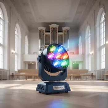 Аренда Вращающаяся голова LED mini wash bee eye 7x40W в Зале органной и камерной музыки — ART SPACE