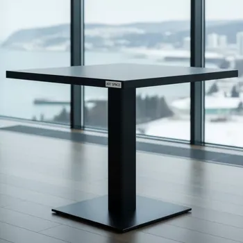 Аренда Стол коктейльный Quadratic черный 60х60 см в Swissôtel Resort Sochi Kamelia — ART SPACE