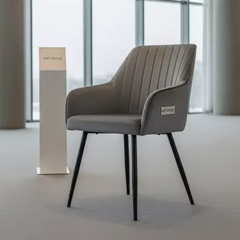 Аренда Стул Kvik серый велюр Velutto металлические ножки в Sport Inn Hotel & Wellness — ART SPACE
