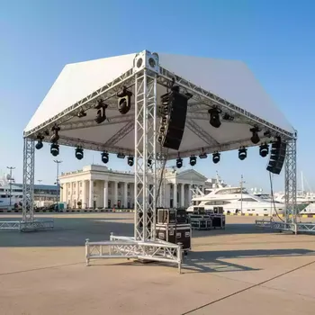 Аренда Крыша временная граунд 21х13 м на территории Морпорта Сочи — ART SPACE
