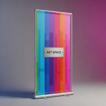 Аренда Стенд ролл ап тканевый односторонняя печать в Delta Sirius — ART SPACE