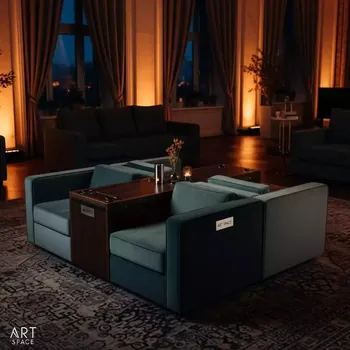 Аренда Система с четырьмя сиденьями и столиком X Treme Bench в Imeretinskiy Hotel — ART SPACE