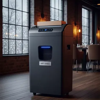 Аренда Шредер уничтожитель Ideal 2604SMC 0,8х5 мм с масленкой в ресторане «D.O.M» — ART SPACE
