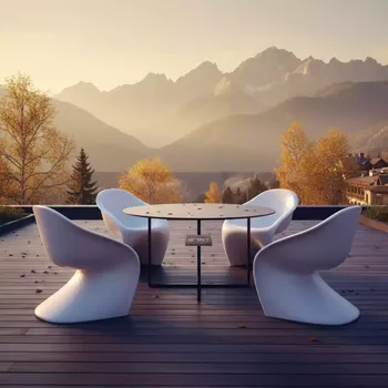 Аренда Садовый стол и кресла RDT 054 4 RCC 054W в Rixos Krasnaya Polyana — ART SPACE