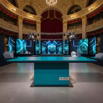 Аренда Стол Split бирюзовый в Зимнем театре — ART SPACE